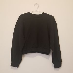 ZARA cropped sweatshirt with band